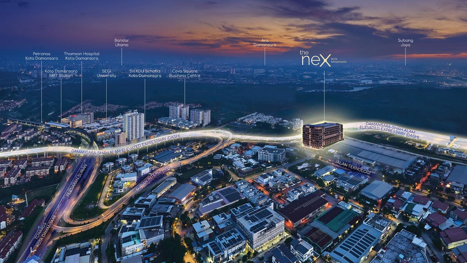 Kota Damansara industrial and business landscape — Petaling Jaya, Selangor